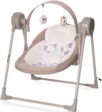 Шезлонг - качели Lorelli Twinkle Beige Rhino 0-9кг